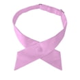 thumbnail image 1 of Solid Pink Crossover Tie For Women, 1 of 4