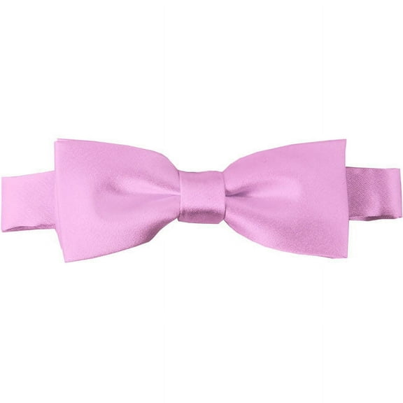 Solid Pink Kid's Pre-Tied Bow Tie