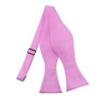 thumbnail image 1 of Solid Pink Self-Tie Bow Tie, 1 of 3