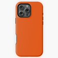 thumbnail image 1 of Solid Plain Tangelo Orange Phone Case for iPhone 16 15 14 13 12 11 Pro Max M890635, 1 of 2