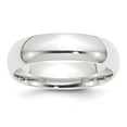 thumbnail image 1 of Solid Platinum 6mm Comfort Fit Plain Classic Wedding Band Ring Size 5, 1 of 3