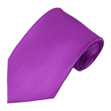 Solid Plum Violet Traditional Men's Necktie