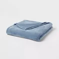 thumbnail image 1 of Solid Plush Bed Blanket, 1 of 3