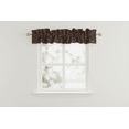 thumbnail image 1 of Solid Poplin Curtain Sleeve Topper Brown, 1 of 2