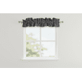 thumbnail image 1 of Solid Poplin Curtain Sleeve Topper Charcoal, 1 of 2