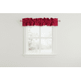 thumbnail image 1 of Solid Poplin Curtain Sleeve Topper Cranberry Red, 1 of 2