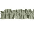 thumbnail image 1 of Solid Poplin Curtain Sleeve Topper Dark Sage, 1 of 1