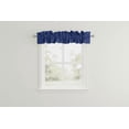 thumbnail image 1 of Solid Poplin Curtain Sleeve Topper Navy, 1 of 2