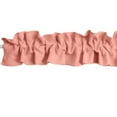 thumbnail image 1 of Solid Poplin Curtain Sleeve Topper Peach, 1 of 2