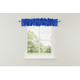 thumbnail image 1 of Solid Poplin Curtain Sleeve Topper Royal Blue, 1 of 2