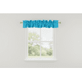 thumbnail image 1 of Solid Poplin Curtain Sleeve Topper Turquoise, 1 of 2