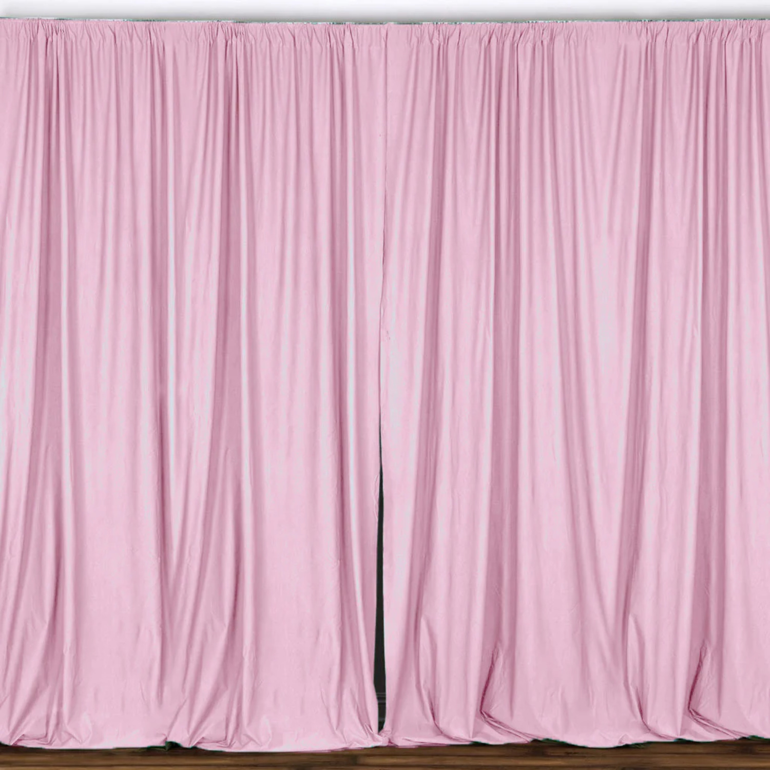 Solid Poplin Curtain Panel – 58” Wide, Light Filtering, Rod Pocket – Window Treatment Or Photo Backdrop
