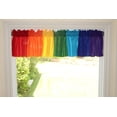 thumbnail image 1 of Solid Poplin Window Valance 120" Wide Rainbow, 1 of 4