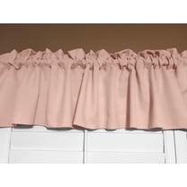 Solid Poplin Window Valance 58" Wide Blush