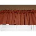 thumbnail image 1 of Solid Poplin Window Valance 58" Wide Copper Rust, 1 of 4