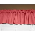 thumbnail image 1 of Solid Poplin Window Valance 58" Wide Dark Brown, 1 of 3