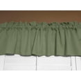 thumbnail image 1 of Solid Poplin Window Valance 58" Wide Dark Sage, 1 of 4