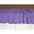 thumbnail image 1 of Solid Poplin Window Valance 58" Wide Lavender, 1 of 4