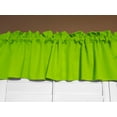 thumbnail image 1 of Solid Poplin Window Valance 58" Wide Lime Green, 1 of 4