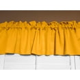 thumbnail image 1 of Solid Poplin Window Valance 58" Wide Marigold Yellow, 1 of 3