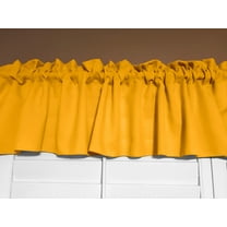 Solid Poplin Window Valance 58" Wide Marigold Yellow