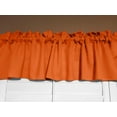 thumbnail image 1 of Solid Poplin Window Valance 58" Wide Orange, 1 of 6
