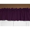 thumbnail image 1 of Solid Poplin Window Valance 58" Wide Plum, 1 of 3