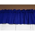 thumbnail image 1 of Solid Poplin Window Valance 58" Wide Royal Blue, 1 of 4