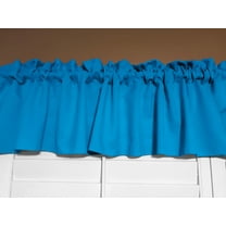 Solid Poplin Window Valance 58" Wide Turquoise