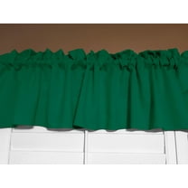 Solid Poplin Window Valance 58" Wide Valley Green