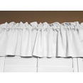 thumbnail image 1 of Solid Poplin Window Valance 58" Wide White, 1 of 4
