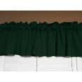 thumbnail image 1 of Solid Poplin Window Valance Hunter Green 58" Wide, 1 of 5