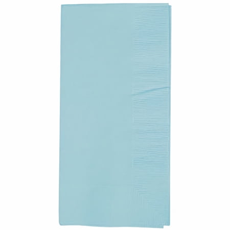 Sensations Solid Powder Blue 2-Ply Dinner Napkins - 40 Napkins (Pack of 2)