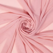 Power Mesh Fabric Breathable Lightweight Sheer 4 Way Stretch Nylon Spandex Blend Netting By The Yard - Dusty Rose 1 Yard