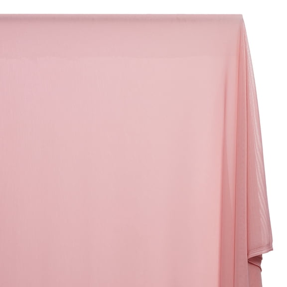 Solid Power Mesh Fabric Nylon Spandex 60" Wide Stretch Sold BTY Many Colors (Dusty Rose, 1 YARD)