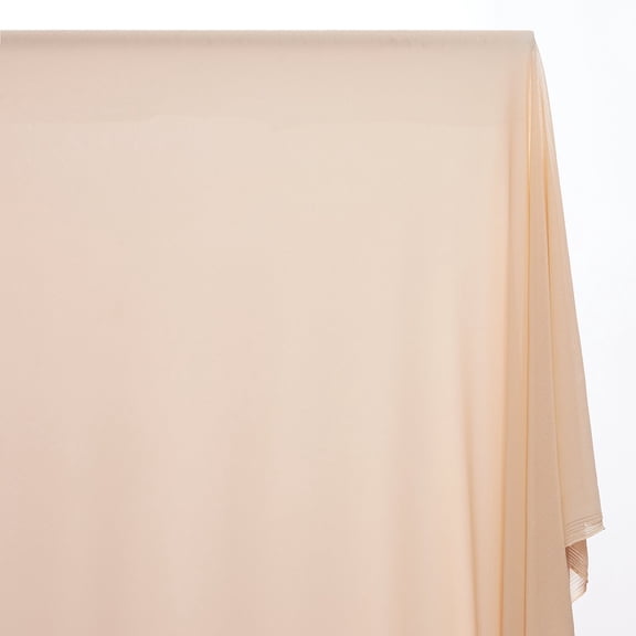 Solid Power Mesh Fabric Nylon Spandex 60" Wide Stretch Sold BTY Many Colors (Nude)