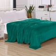 thumbnail image 1 of Solid Print All Season Fleece Blanket - Anti-Static - Plush, Soft and Cozy, Twin/Twin XL, Teal, 1 of 5