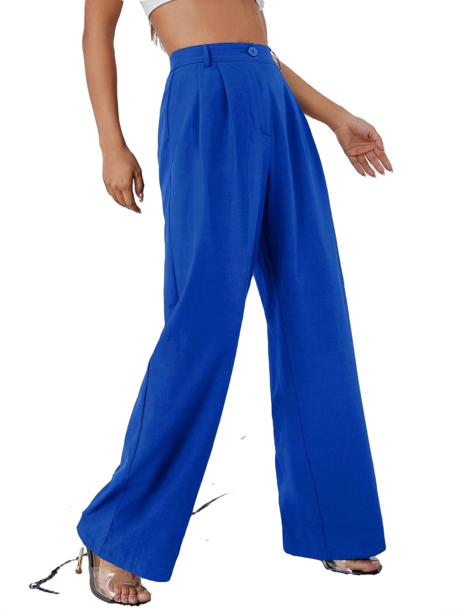 Royal blue pants womens deals