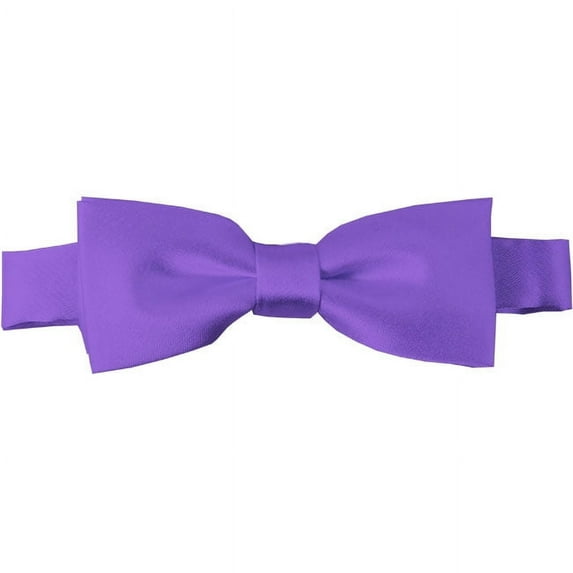 Solid Purple Kid's Pre-Tied Bow Tie