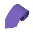 thumbnail image 1 of Solid Purple Slim Men's Necktie, 1 of 5