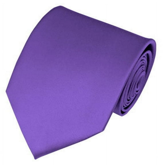 Solid Purple X-Long Men's Necktie