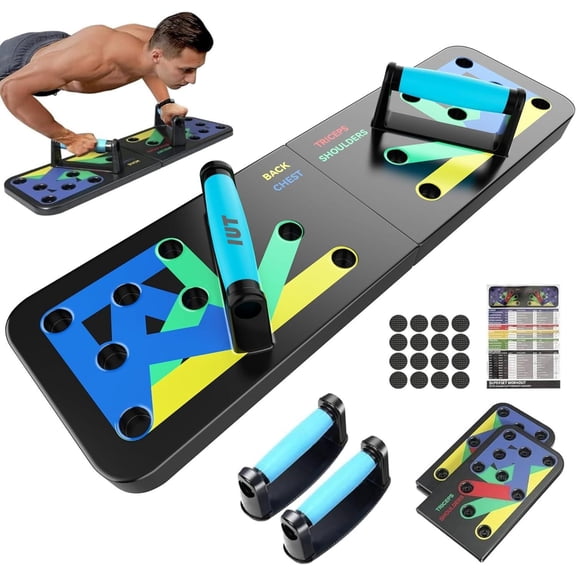 Solid Push Up Board 15 In 1 Home Workout Equipment Multi-functional Pushup Stands System Fitness Floor Chest Exercise Professional Fat
