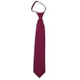 thumbnail image 1 of Solid Raspberry Men's 17" Zipper Tie, 1 of 2