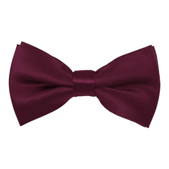Solid Raspberry Men's Pre-Tied Bow Tie