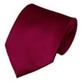 thumbnail image 1 of Solid Raspberry Traditional Men's Necktie, 1 of 5