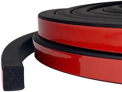 Ribbed Rectangle Rubber Seal, EPDM Foam Rubber Weather Stripping With 3M 4011 Acrylic Foam Tape - View #4