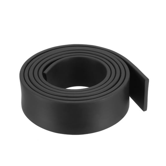 Unique Bargains Solid Rectangle Rubber Seal Strip 5mm Wide 3mm Thick 1 Meter Long Black, 25mm x 3mm x 1m