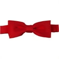 thumbnail image 1 of Solid Red Kid's Pre-Tied Bow Tie, 1 of 5