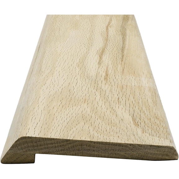 Solid Red Oak Interior Threshold Wood Overlap Threshold Transition Doorways Reducer Threshold, 4 Inches Wide, 36 Inches Long