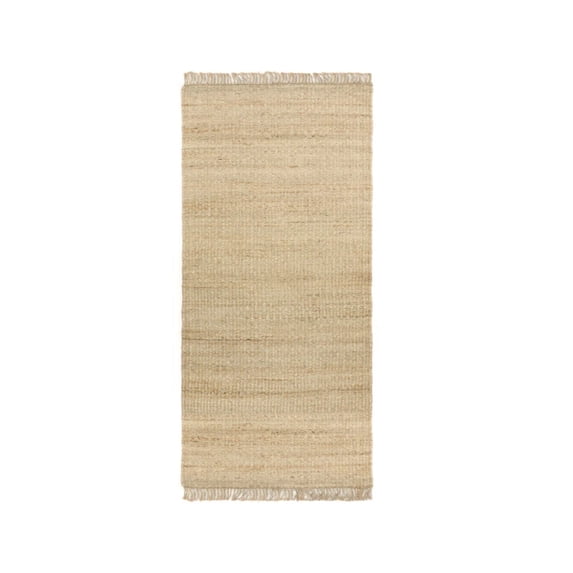 Solid Reversible Natural Jute Rug, Rio